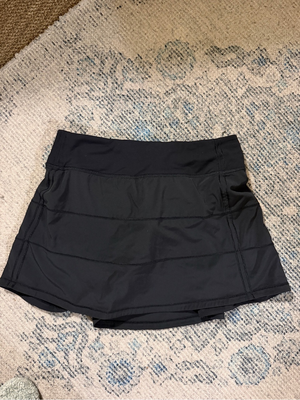 lululemon athletica Black Athletic Skort with Built-In Shorts